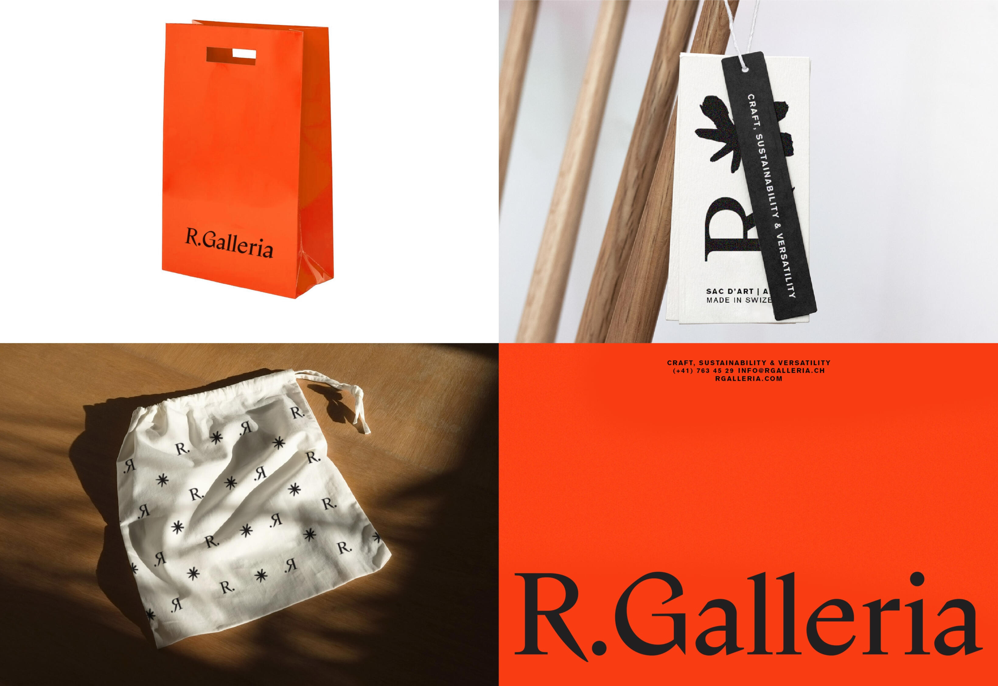 R.Galleria branding